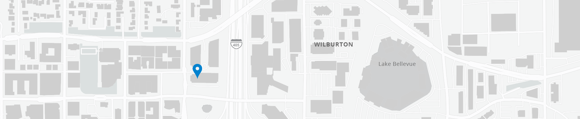 Google Map of 1100 112th Ave NE,Bellevue, 98004