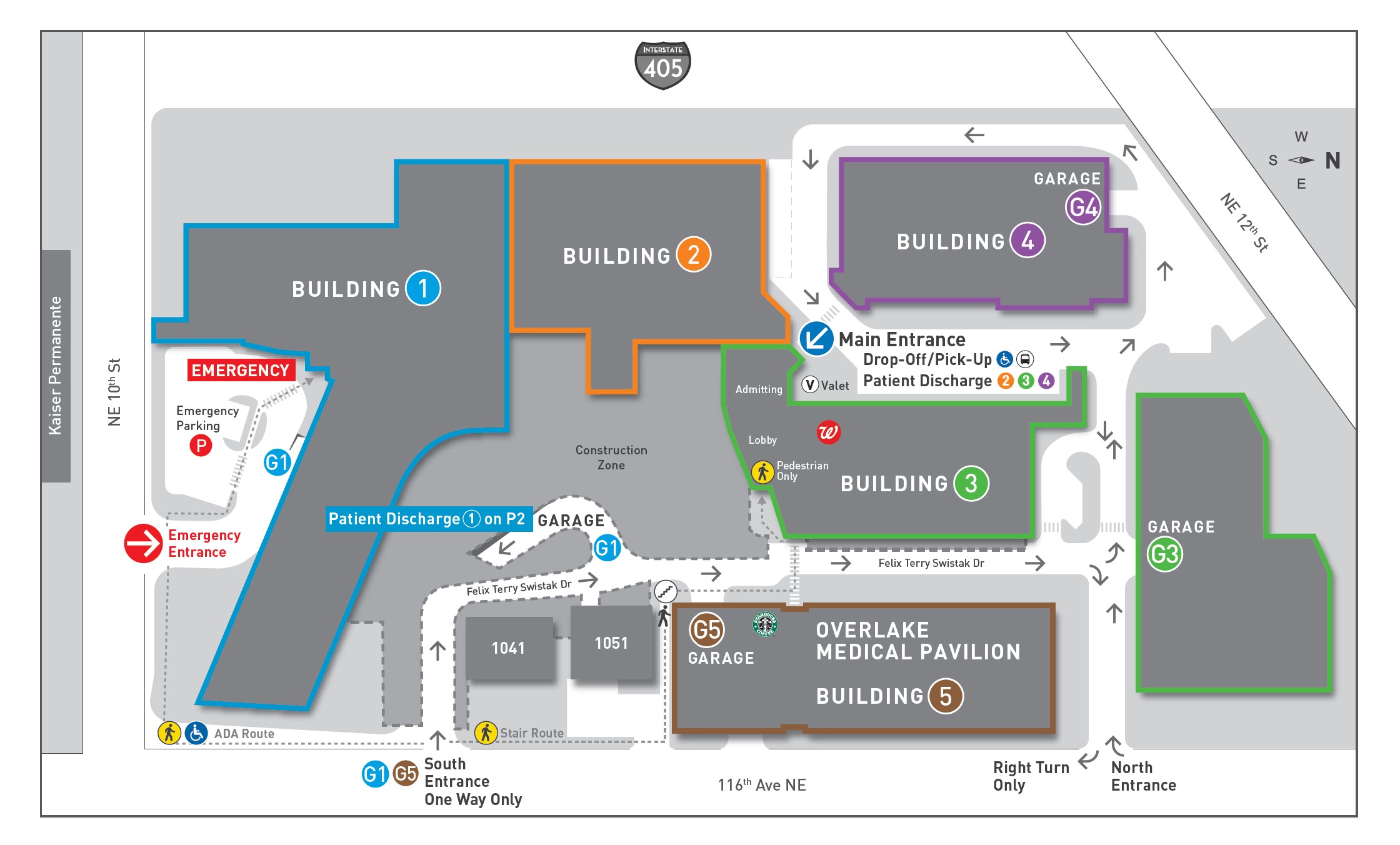 Campus Map Outline