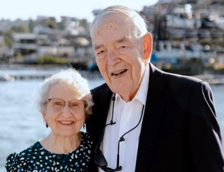 Carib Smallman with husband, Al.