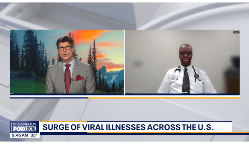 Dr. Ed Leonard on FOX 13 News