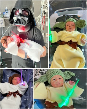 Star Wars Day NICU Celebration 2025