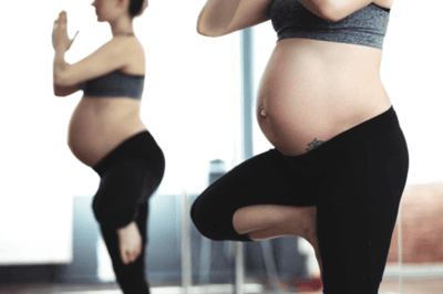 Pregnancy Tattoo Stock Image In-Article Photo
