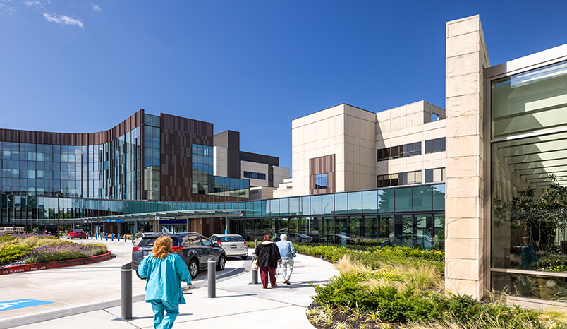 Overlake Medical Center main campus entry