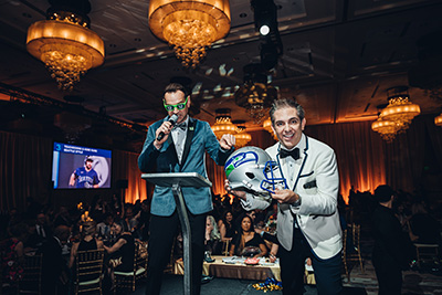 Bandage Ball 2026 hosts on stage