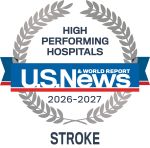 Award for U.S. News 2026-2027 High Performing Hospitals - Stroke