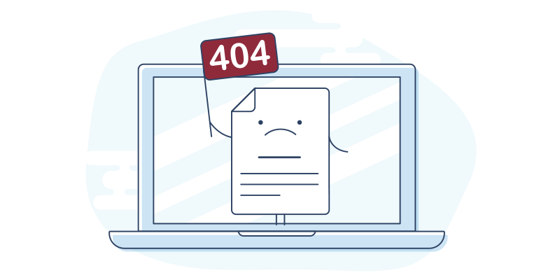 404 error page not found