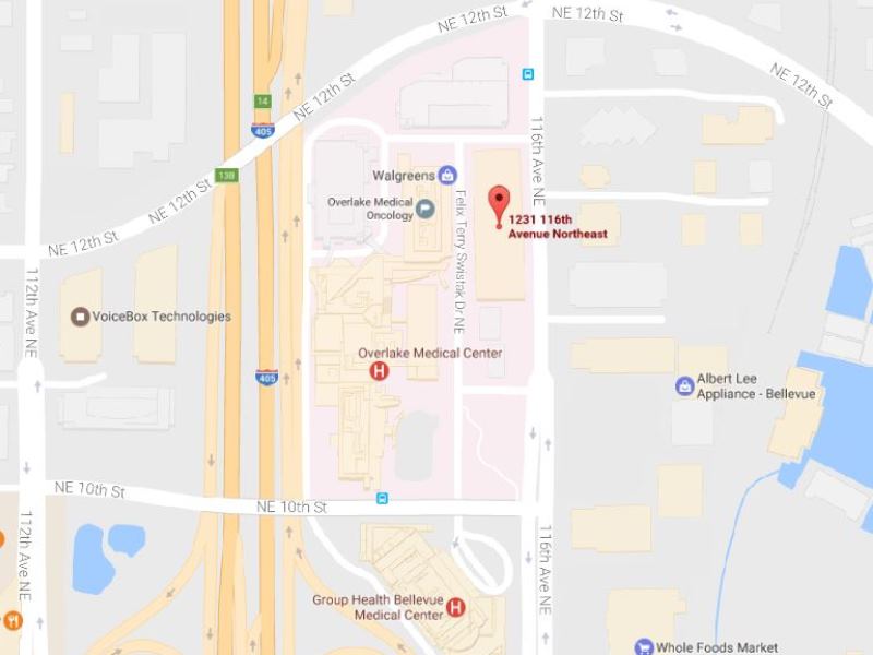 Overlake Medical Pavilion map