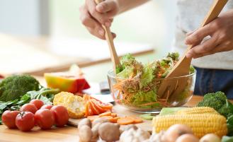 Vegan food preparation 