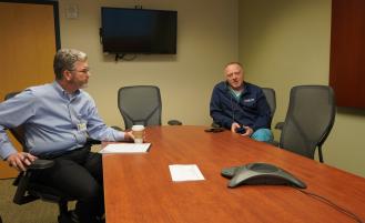 Tom DeBord, COO and David Knoepfler, CMO at Overlake speak with The Washington Post.