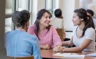 three-women-chatting