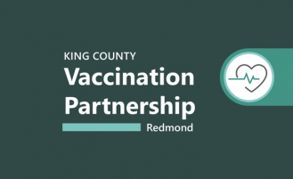 king county vaccination partnership - redmond text graphic