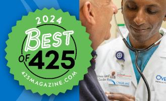 For the fifth consecutive year, Overlake Medical Center & Clinics has been named Best Hospital in 425 Magazine’s annual “Best Of” issue after thousands of readers weighed in on their favorite places, people and things to do on the Eastside.