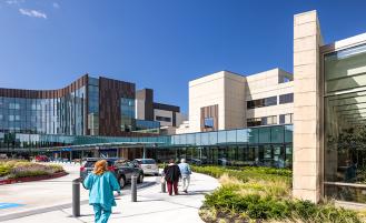 Overlake Medical Center main campus entry