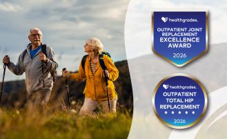 Healthgrades Joint & Hip Awards graphic