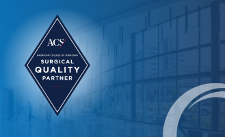 ACS Surgical Quality Partner diamond-shaped dark blue logo
