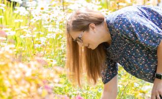 Julie-in-her-garden