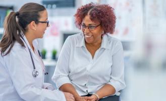 Woman at Primary Care Provider Doctor