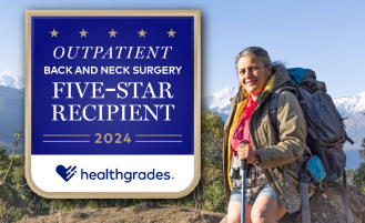 Healthgrades Names Overlake a 2024 Five-Star Recipient in  ‘Back & Neck’ Surgery Category.